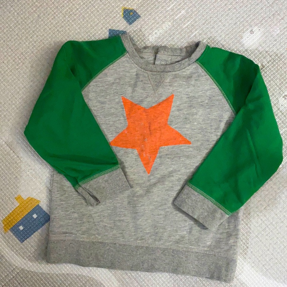 Baby boden star sweatshirt